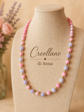 Collana Giada Kunzite Naturale con Cuore | Made in Italy