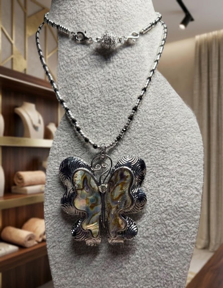 Collane Collana in pietre naturali onicie ed ematite | Handmade Italia - Handmade Made in Italy