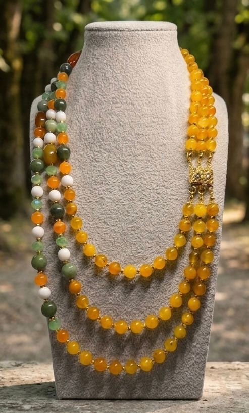 Collane Collana multistrato con pietre naturali e cristalli | Handmade Italia - Handmade Made in Italy