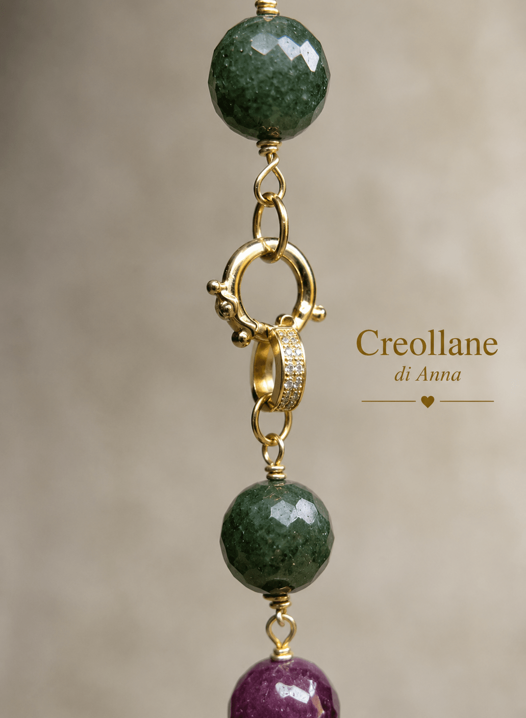 Collane Set Gioielli Artigianale Handmade | Agata a Catena Rosario | Collana, Orecchini e Bracciale | Made in Italy - Handmade Made in Italy